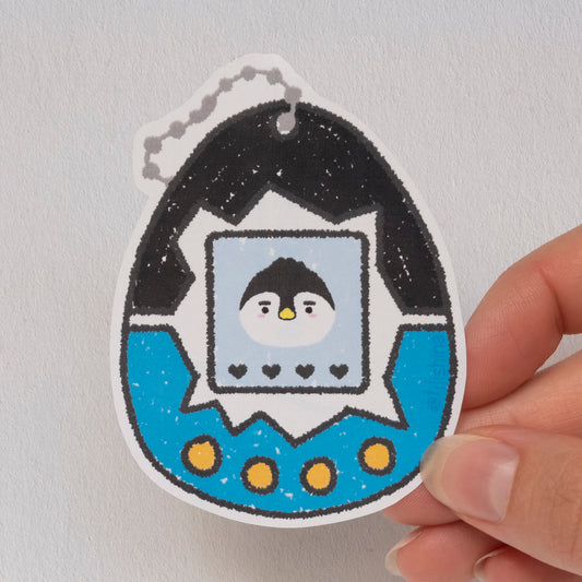 Pinguin Tamagotchi Sticker