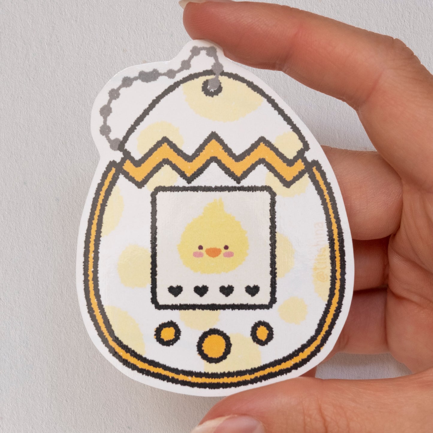 Chick Tamagotchi Sticker