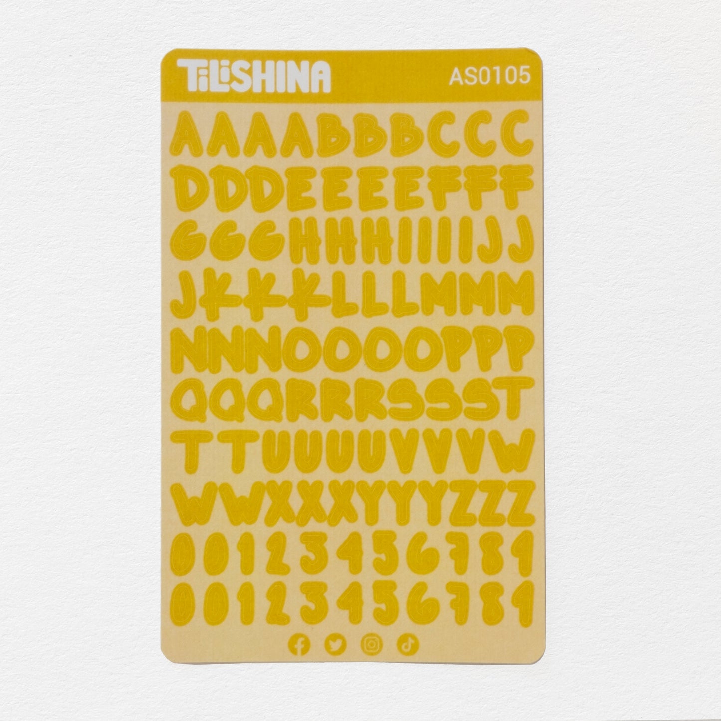 Set Stickers Letras