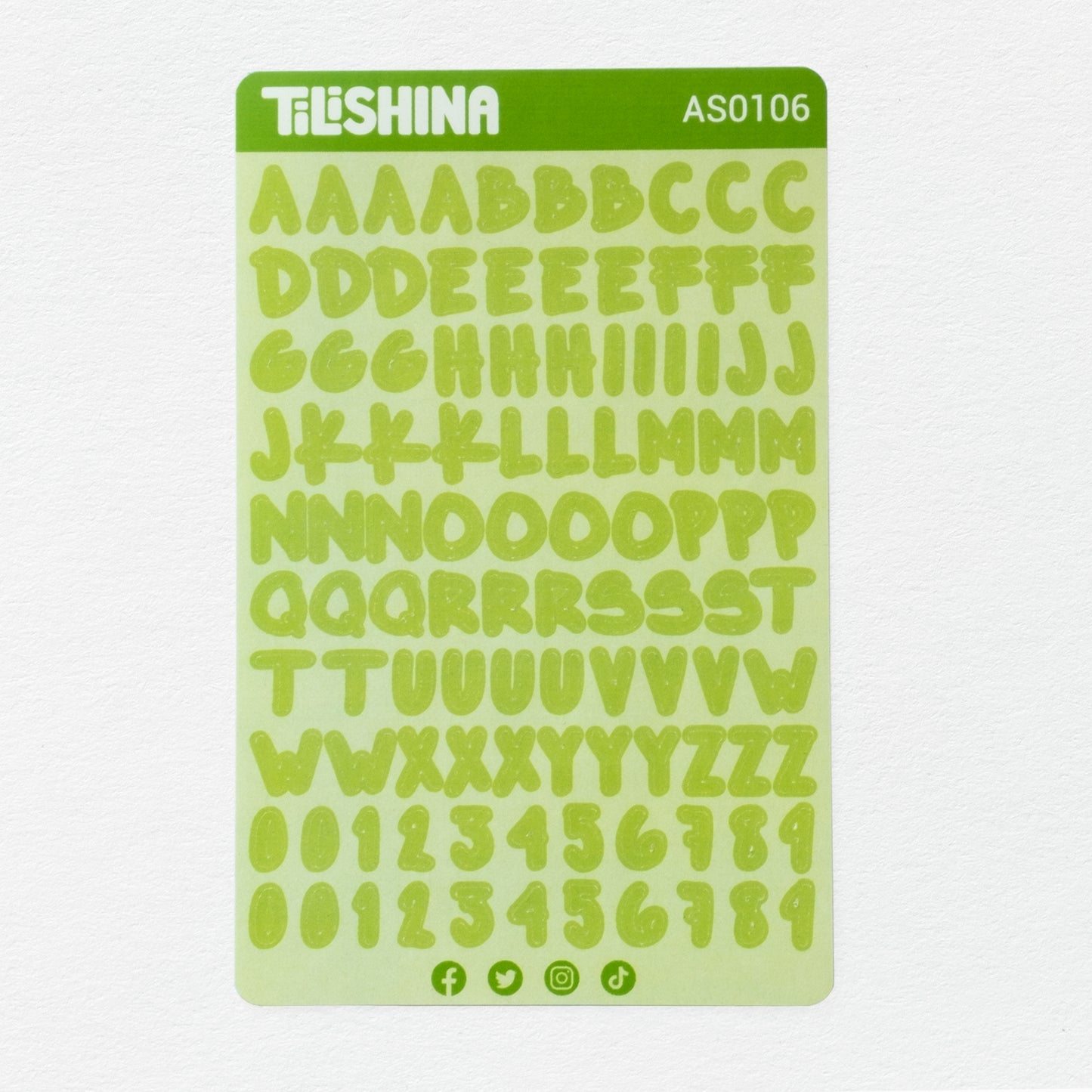 Set Stickers Letras